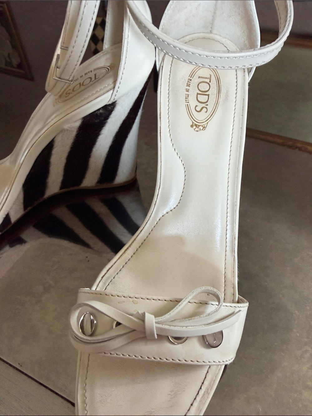 Tods wedge sandals - Picture 5 of 6